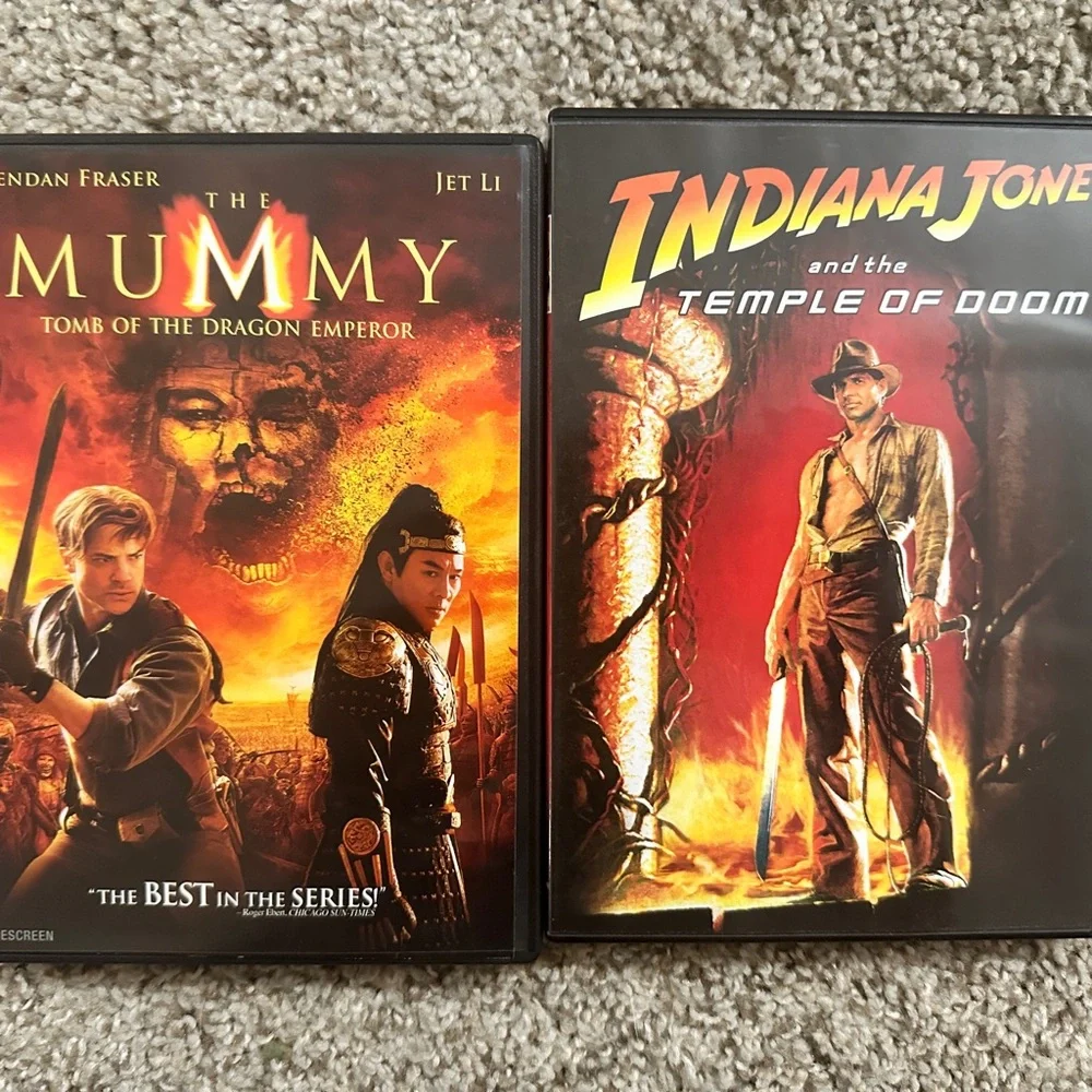 The Mummy and Indiana Jones DVD Set